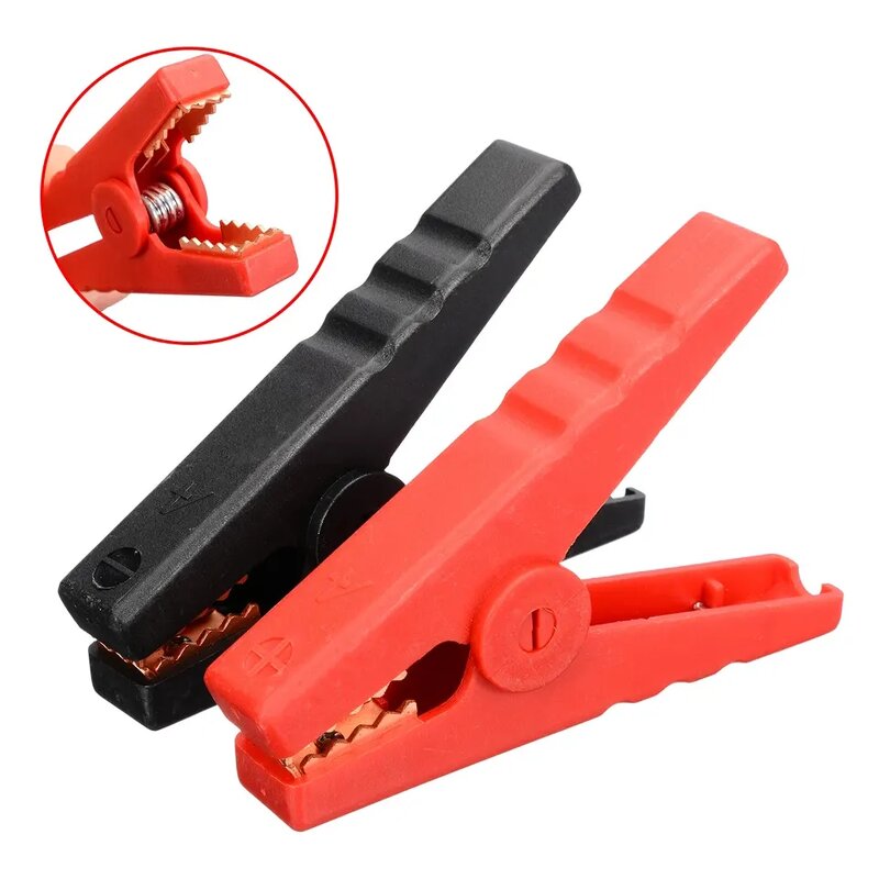 Car Battery Clip Manufacturer - Red Black Heavy Duty 100A Big Terminal Alligator
