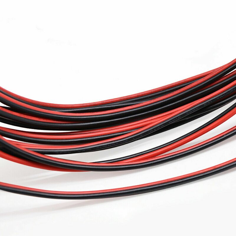 Flat Ribbon Wire Cable Manufacturer - Stranded 2468 PVC 2 Pin Red Black 16-28AWG