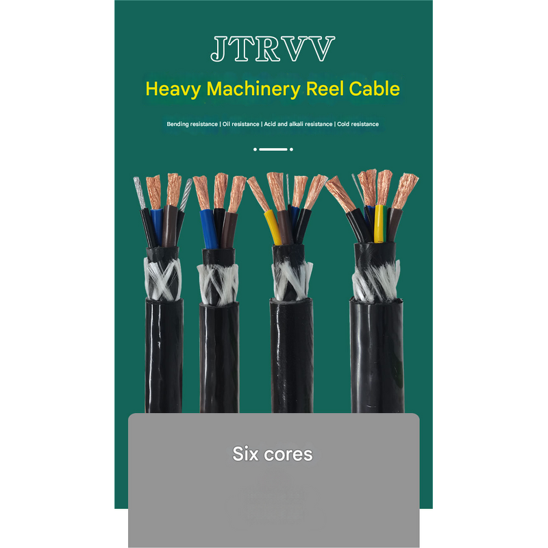 Steel Wire Cable Manufacturer - JTRVV 3-10 Core PVC for Loader Conveyor Elevator Hoist