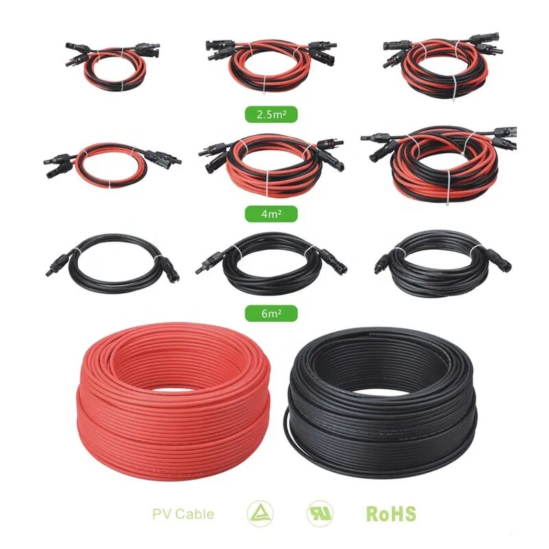 Solar Wire Manufacturer - Approval XLPO 2.5-16MM PV Solar DC Panel Cable