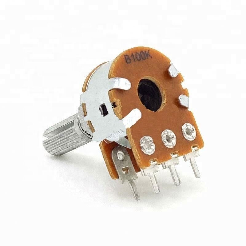 Potentiometer - WH148 B50K B503 50K 20mm Handle Double Dual Potentiometer