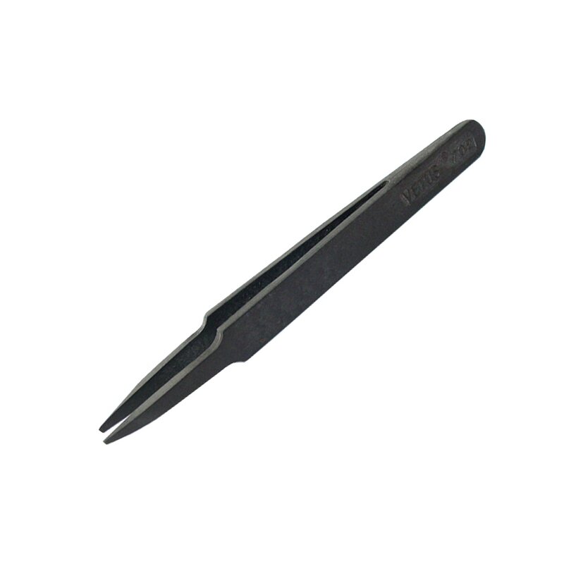 ESD Tweezers Manufacturer - Conductive Black Plastic for Industrial Manufacturing