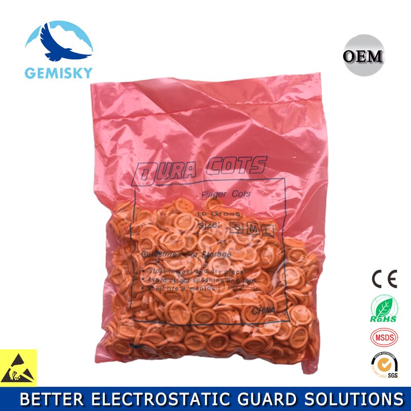 Finger Cot Manufacturer - Wholesale High Quality Workshop Antistatic ESD Pink for Industry