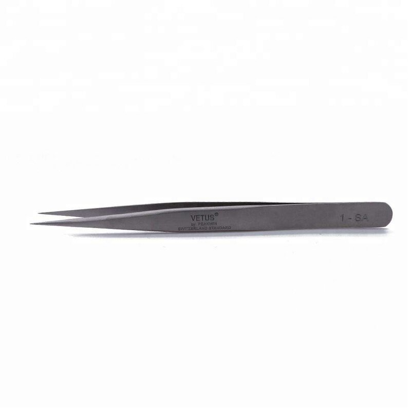 ESD Tweezers Manufacturer - Custom Logo Professional 2A-SA 6A-SA Series Vetus