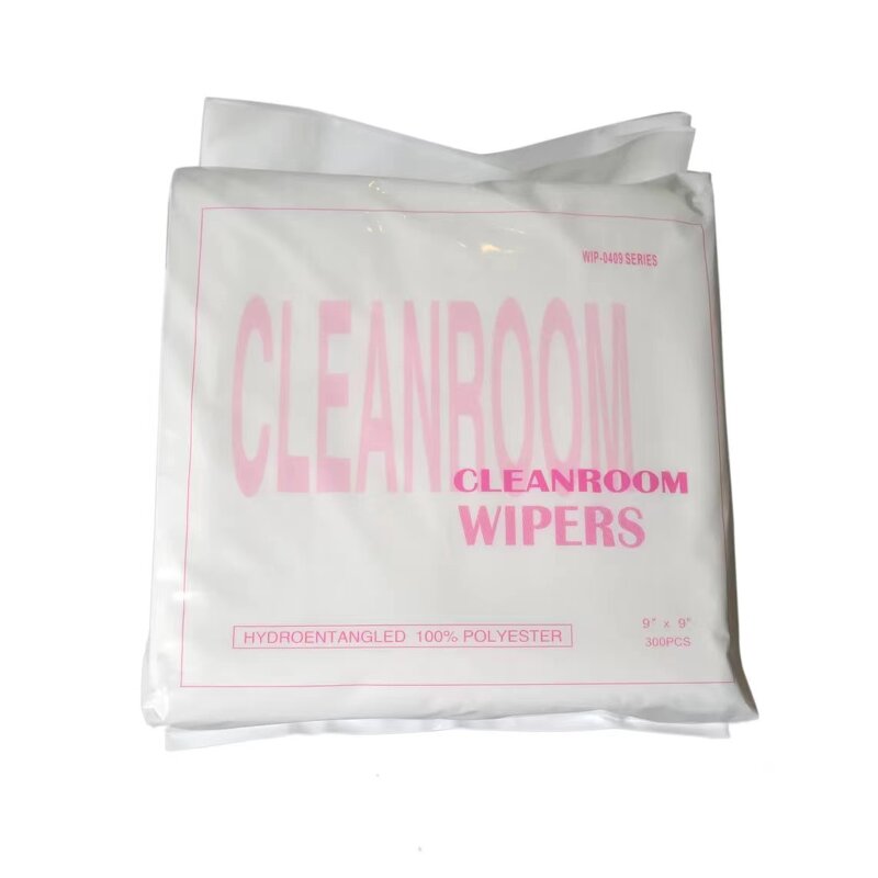 Cleanroom Wiper Manufacturer - High Absorbency Polyester Microfiber Wip-1009d 110gsm