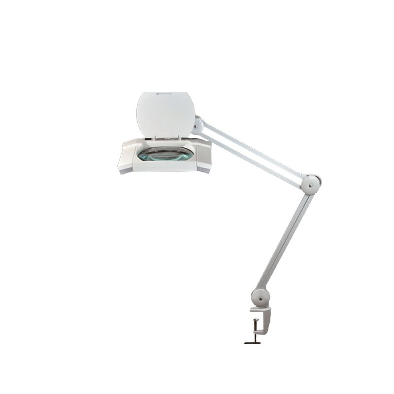 Magnifying Lamp Manufacturer - GS-C02106 ESD Bench Top Folding Glass with Clamp