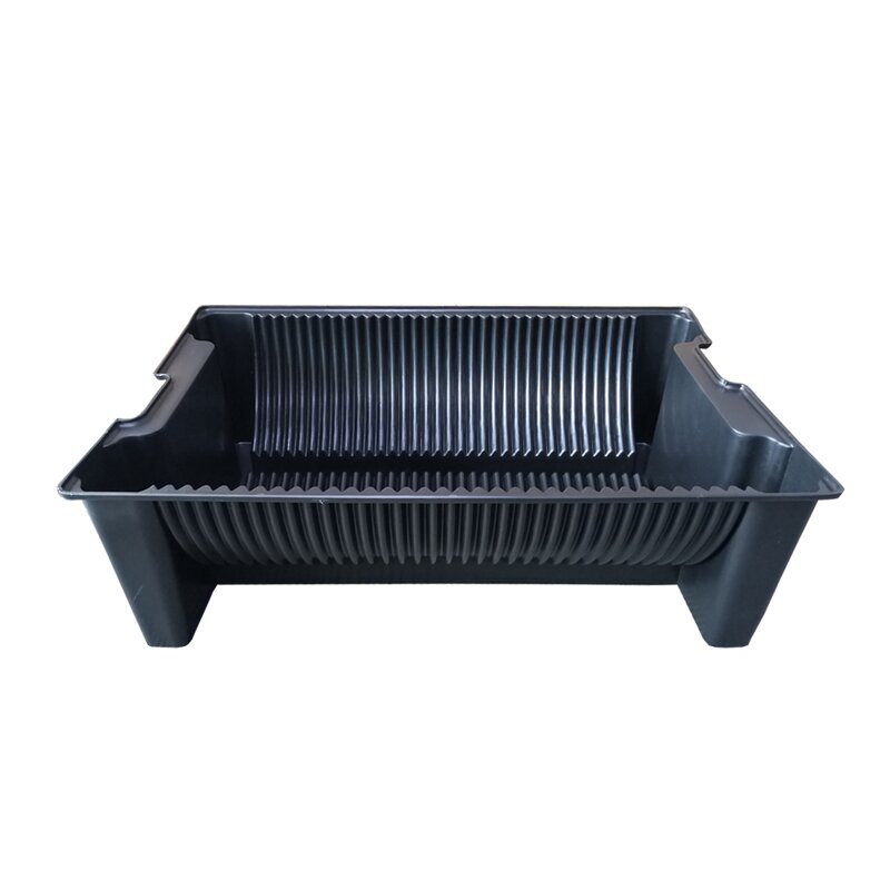 ESD Reel Rack Manufacturer - Black 550*350*175MM Hard Wall PP Plastic for SMT