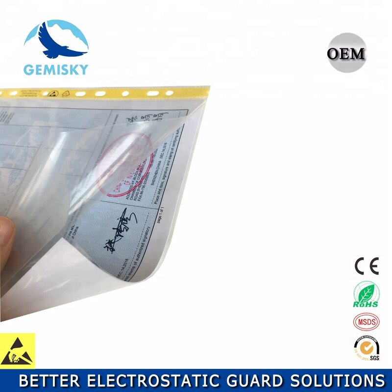 ESD Document Holder Manufacturer - A4 A3 Antistatic File Holder Office Anti-Static Folder