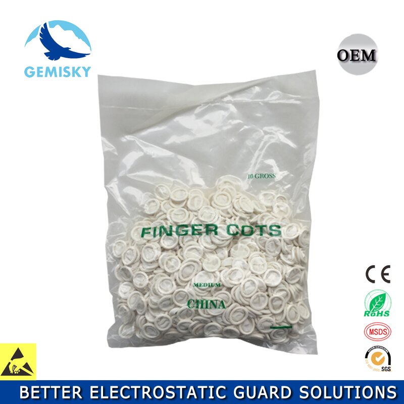 Finger Cots Manufacturer - Static Powder Free Anti-slip Anti Static ESD Cleanroom Latex Pink