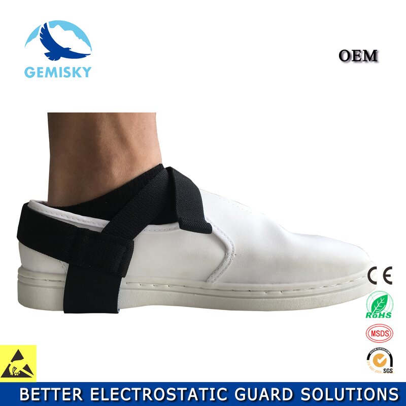 ESD Shoe Strap Manufacturer - Hot Sales Unisex Adjustable Antistatic Heel Grounder