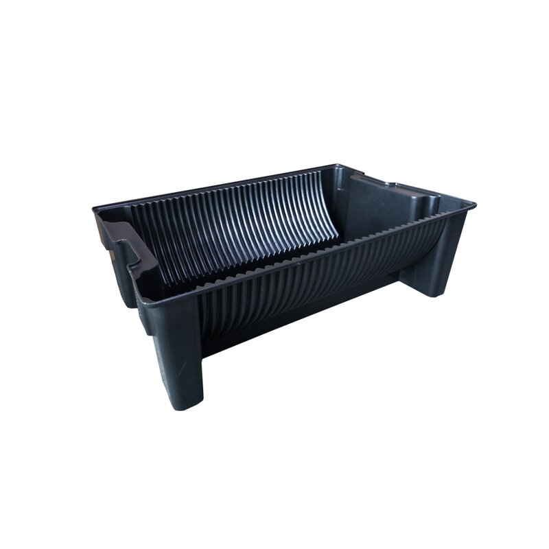 ESD Reel Rack Manufacturer - Black 550*350*175MM Hard Wall PP Plastic for SMT