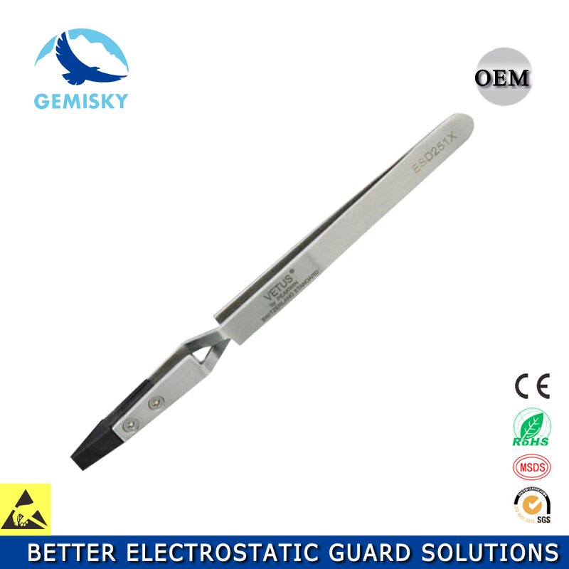 Tweezer Manufacturer - High Quality Stainless Steel Reverse Action Cross Lock for Watch Jewelry