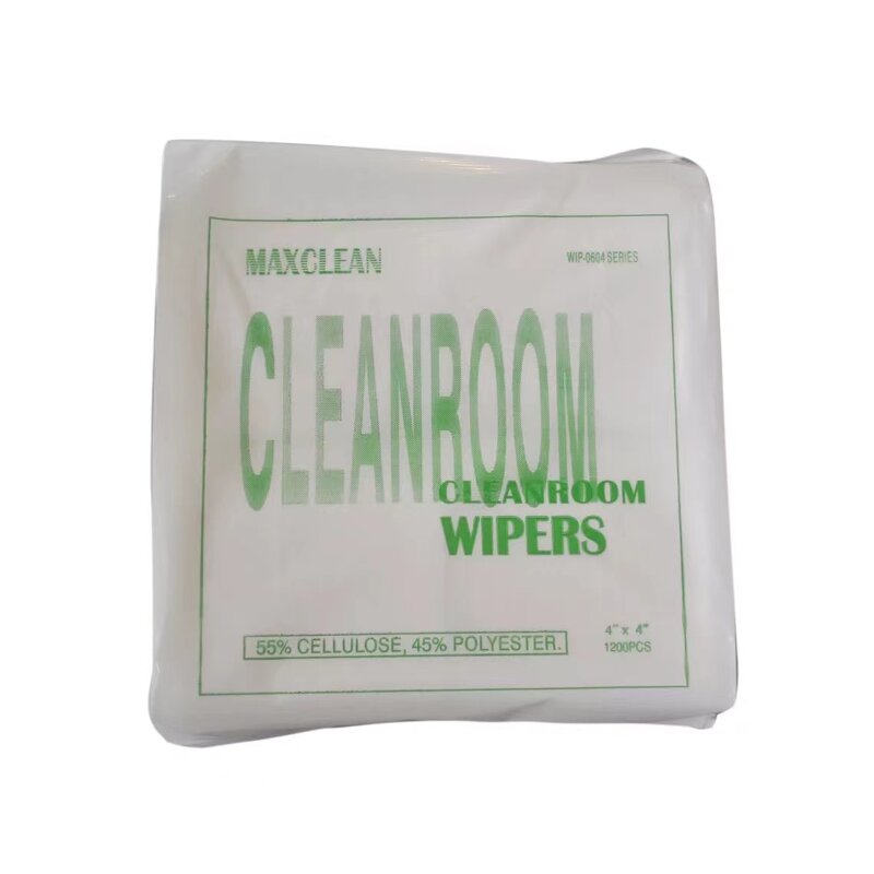 Cleanroom Wiper Manufacturer - High Absorbency Polyester Microfiber Wip-1009d 110gsm