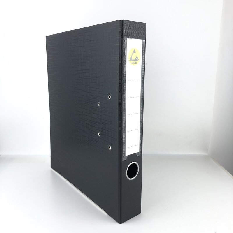 ESD Clip Board Manufacturer - A4 Plastic Black Anti Static Document Holder for Cleanroom