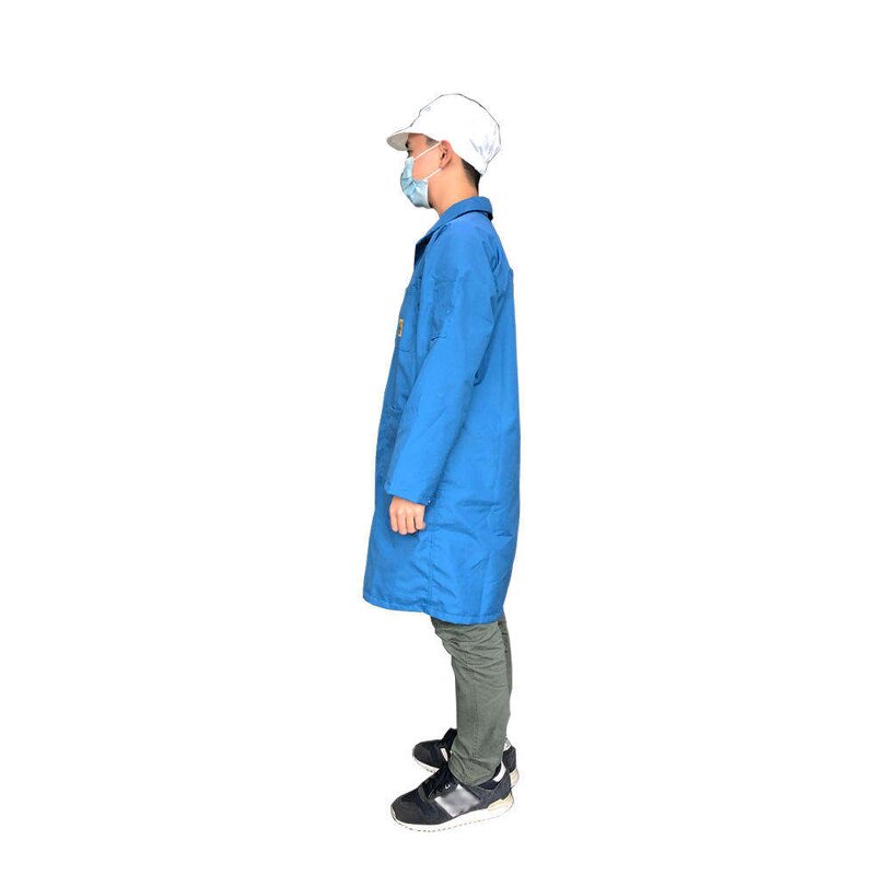 ESD Labcoat Manufacturer - Polyester Safety Clothing Cleanroom Antistatic Conductive Fiber
