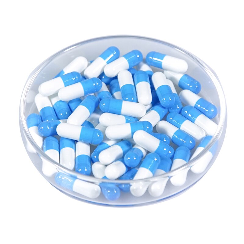 Enteric Coated Capsules - Sizes 00-4 Halal ISO Titanium Dioxide Free Gelatin Capsule