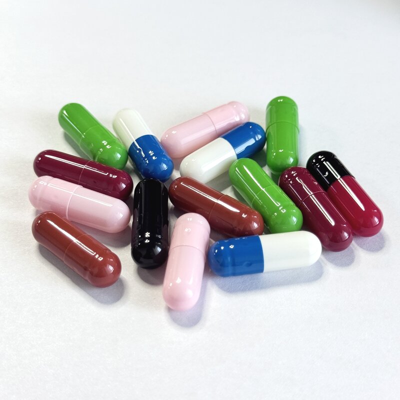 Gelatin Capsules Manufacturer - Customized Colored Size 00 0 Veggie Hard Empty Capsule Shell