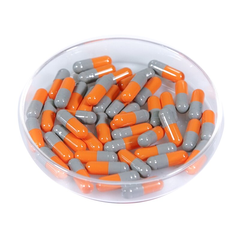 Enteric Coated Capsules - Sizes 00-4 Halal ISO Titanium Dioxide Free Gelatin Capsule