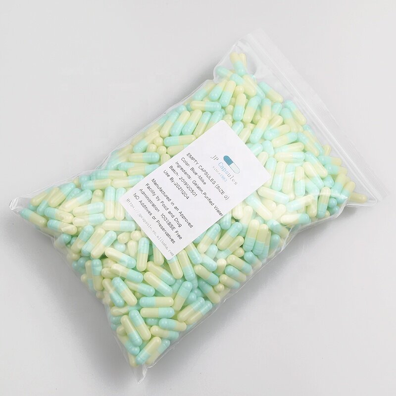 Gelatin Capsules Manufacturer - Size 00 0-2 Gastric Solution Edible 1000Pcs 10000Pcs Shells