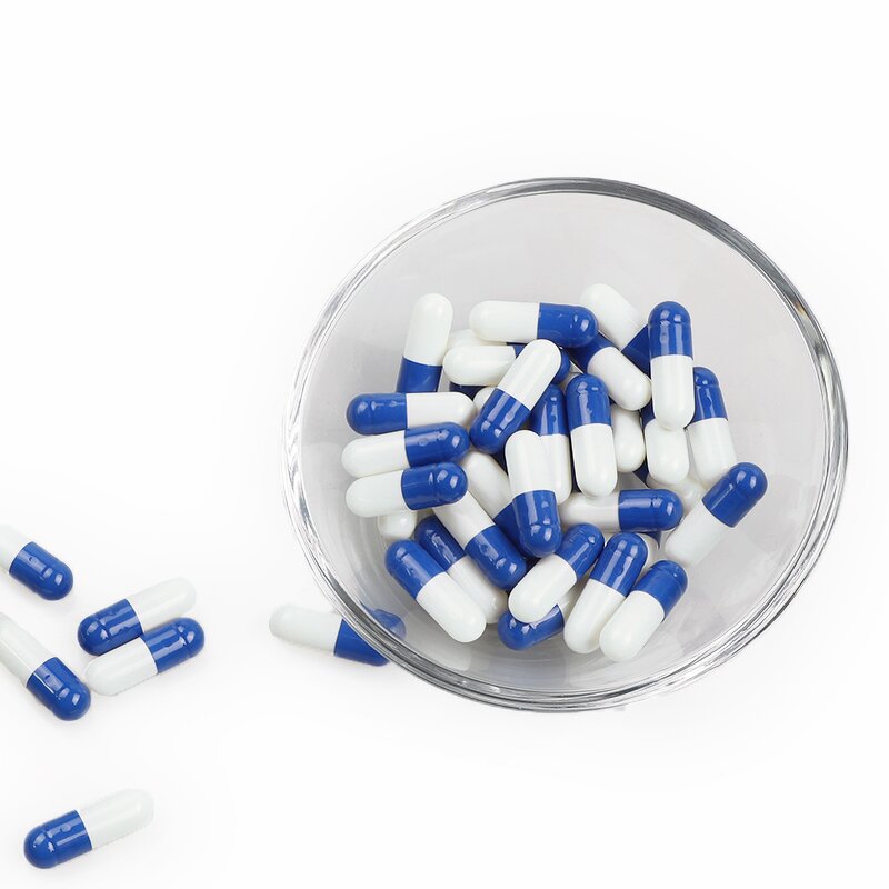 Gelatin Capsules Manufacturer - Bovine Bone Glue Custom Size 00 0 HPMC Vegetarian Empty Capsule