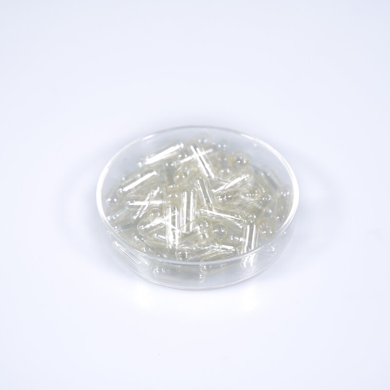 HPMC Capsules Manufacturer - Size 0 GMP Certified Separated Transparent Clear White Veggie