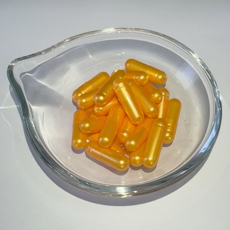 Gelatin Capsules Manufacturer - Size 00 0 1 Customized Pearl Heavy Blue Pharmaceutical Capsule