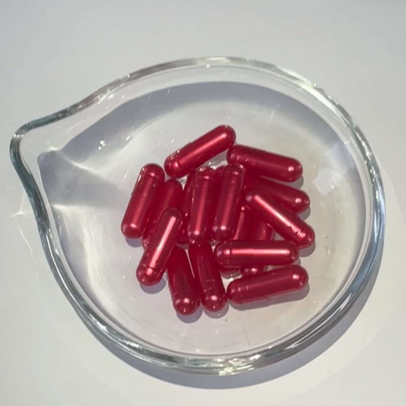Gelatin Capsules Manufacturer - Size 00 0 1 Customized Pearl Heavy Blue Pharmaceutical Capsule
