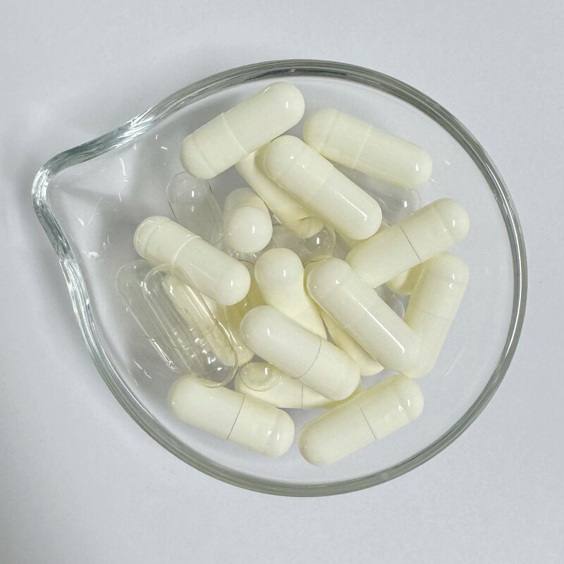 Enteric Coated Capsules - Size 000 1-4 Clear Bone Slow Absorption Hard Empty Capsule