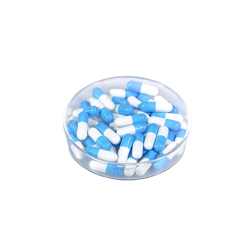 Enteric Coated Capsules - Size 00 & 0 Custom Organic Clear Color Customizable Coating
