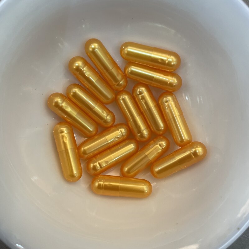 Gelatin Capsules Manufacturer - Halal Pearl Golden Blue Size 00# 0# Pharmaceutical Grade