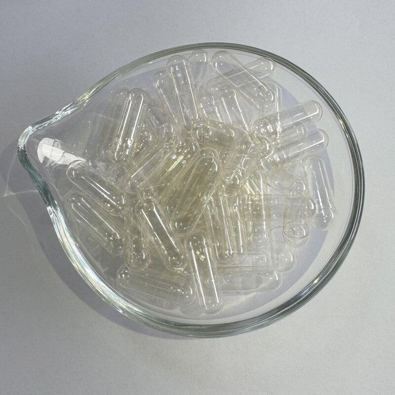 Pullulan Capsules Manufacturer - Size 0 1 Natural Pure Clear Veggie Vegetable Hard Capsule