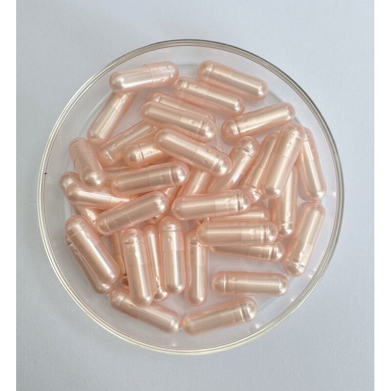 Gelatin Capsules Manufacturer - Size 00 0 1 Customized Pearl Heavy Blue Pharmaceutical Capsule