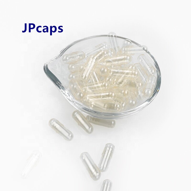 Gelatin Capsules Manufacturer - Size 00 0 Bovine Clear White Plant-Based Bone Glue Capsule