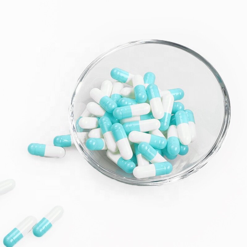 Gelatin Capsules Manufacturer - Size 0 Light Blue Hard Empty Gelatin Capsule Shell