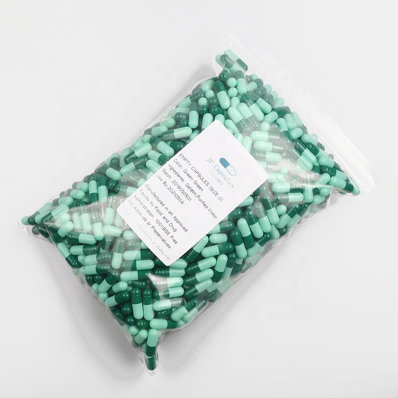 Gelatin Capsules Manufacturer - Size 00 0-2 Red White Blue 1000Pcs 10000Pcs Hard Shells