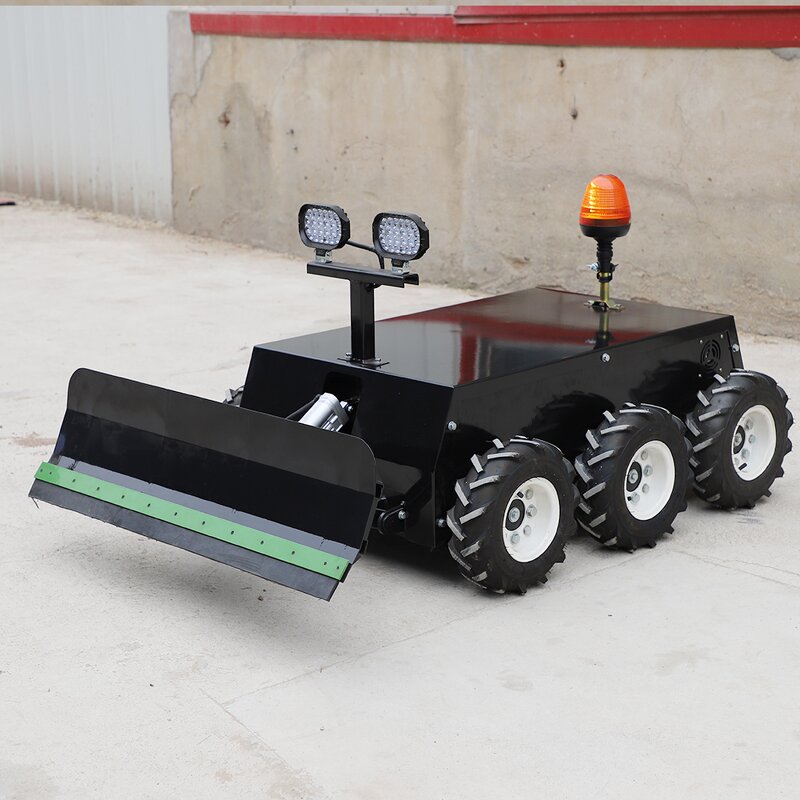 Snow Blower - Electric Gasoline Skid Steer Snow Pusher Tractor