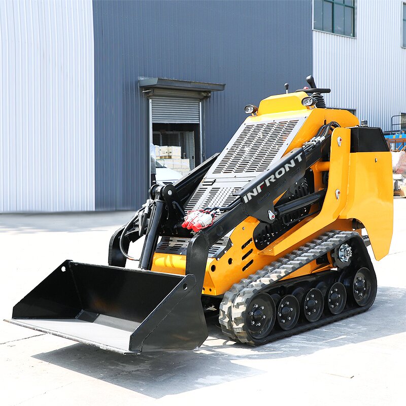 Loader Manufacturer - INFRONT YF380 Mini Skid Steer Track Loader Skidsteer