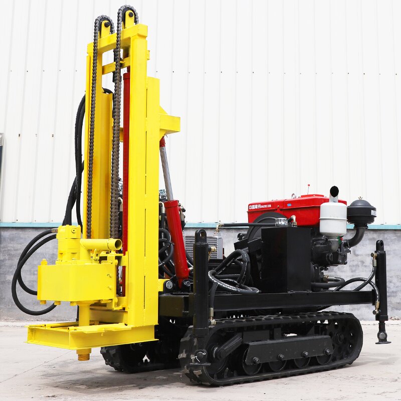Drilling Rig - 200-500m Portable Tractor Mounted Trailer Water Well Drilling