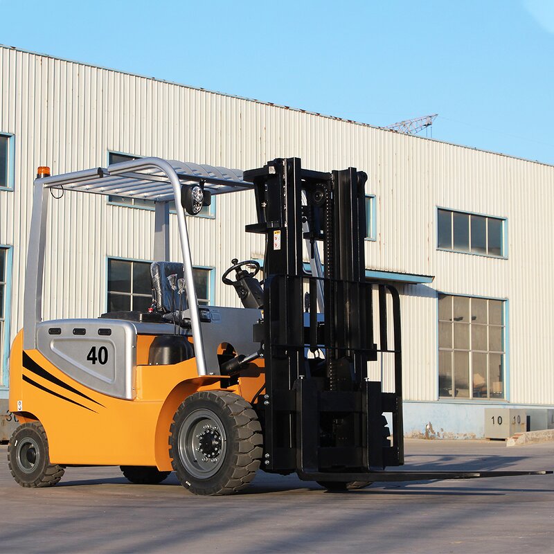 Forklift Manufacturer - 1-4ton Electric Forklift Car Fork Lift Truck