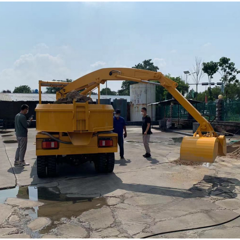 Concrete Mixer - 1.5CBM Mobile Pump Self Loading Mini Concrete Mixer Truck