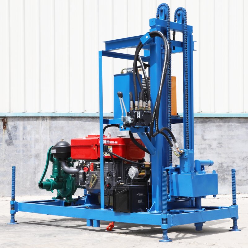 Drilling Rig - 150-200m diesel Hydraulic Wheels Water Well Rotary Drilling Rig