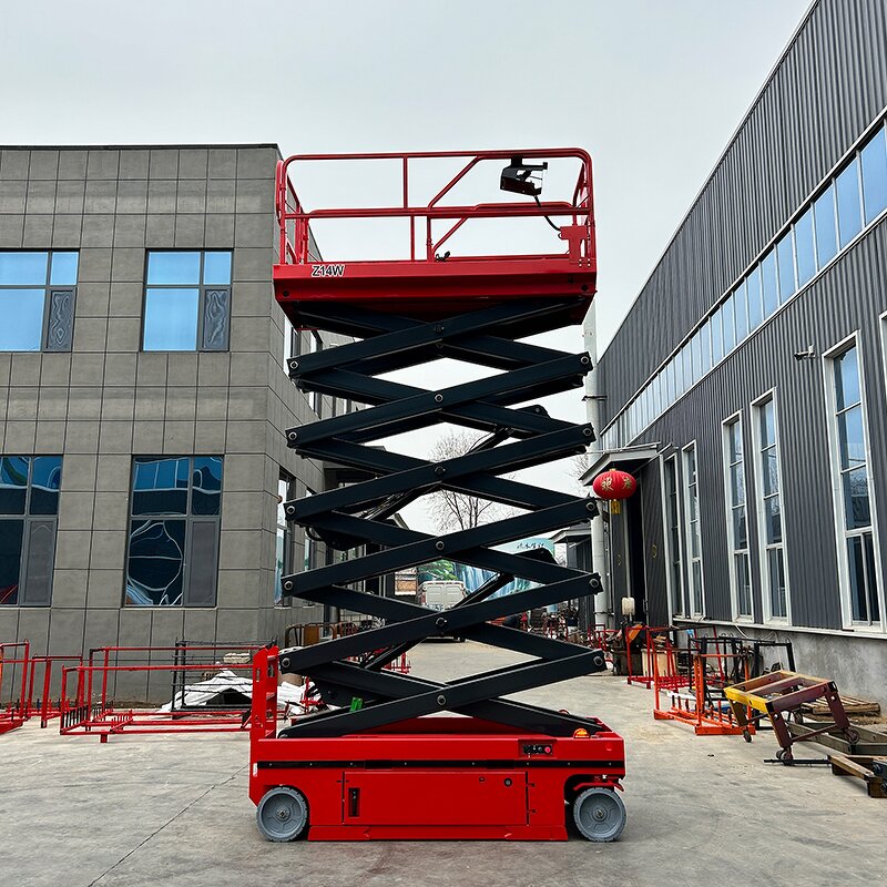 Scissor Lift Manufacturer - 6-14m Portable Mobile Electric Vertical Scissors Lifting Platform