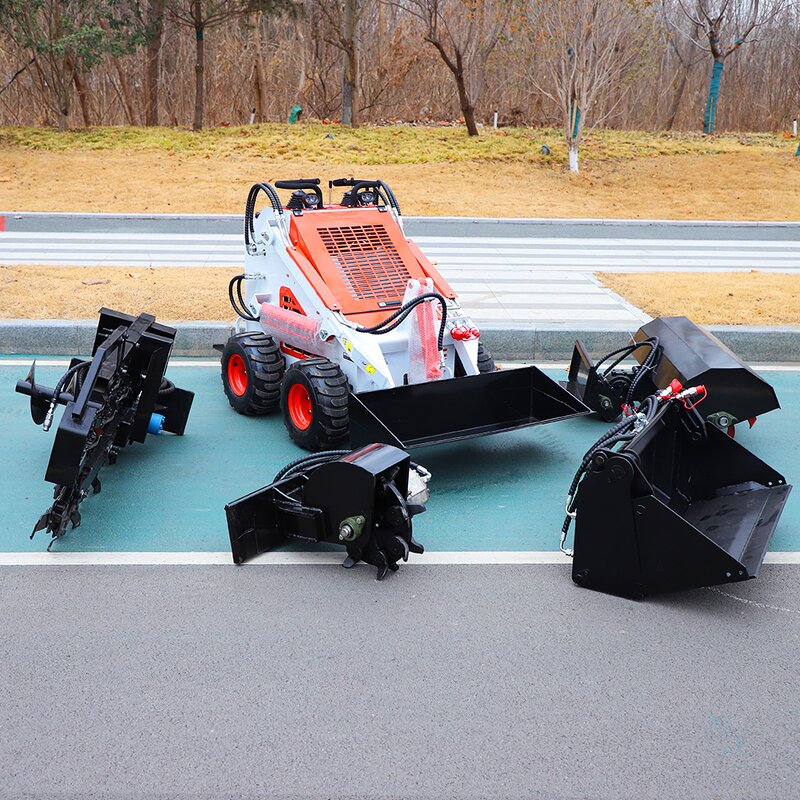 Loader Manufacturer - EPA Small Skid Steer Front Crawler Type Mini Loader Farms