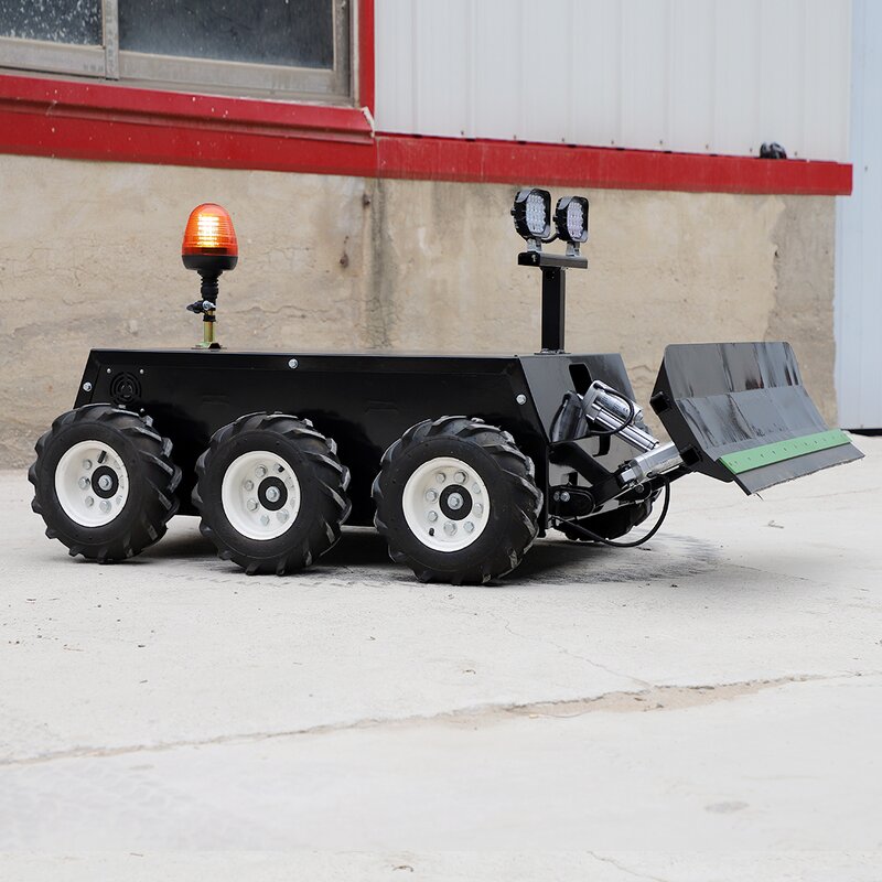 Snow Blower - Mini Automatic Robot Skid Steer Tracked Small Snow Plow