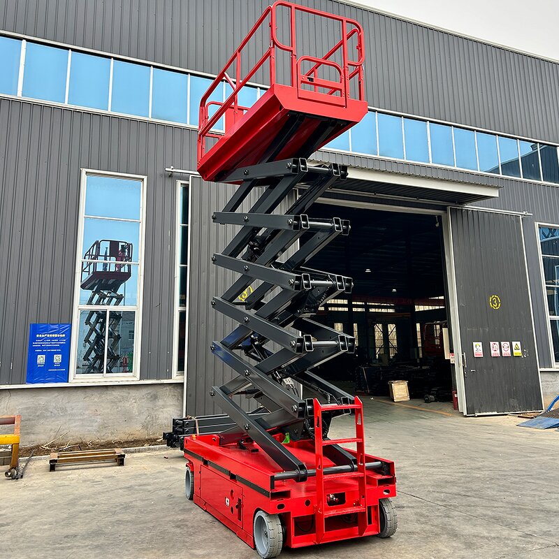 Scissor Lift Manufacturer - 6-12m Aerial Skylift Mobile Electric Hydraulic Scaffolding Lifter