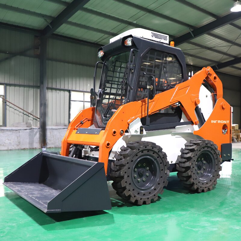 Loader Manufacturer - INFRONT YF380 Mini Skid Steer Track Loader Skidsteer