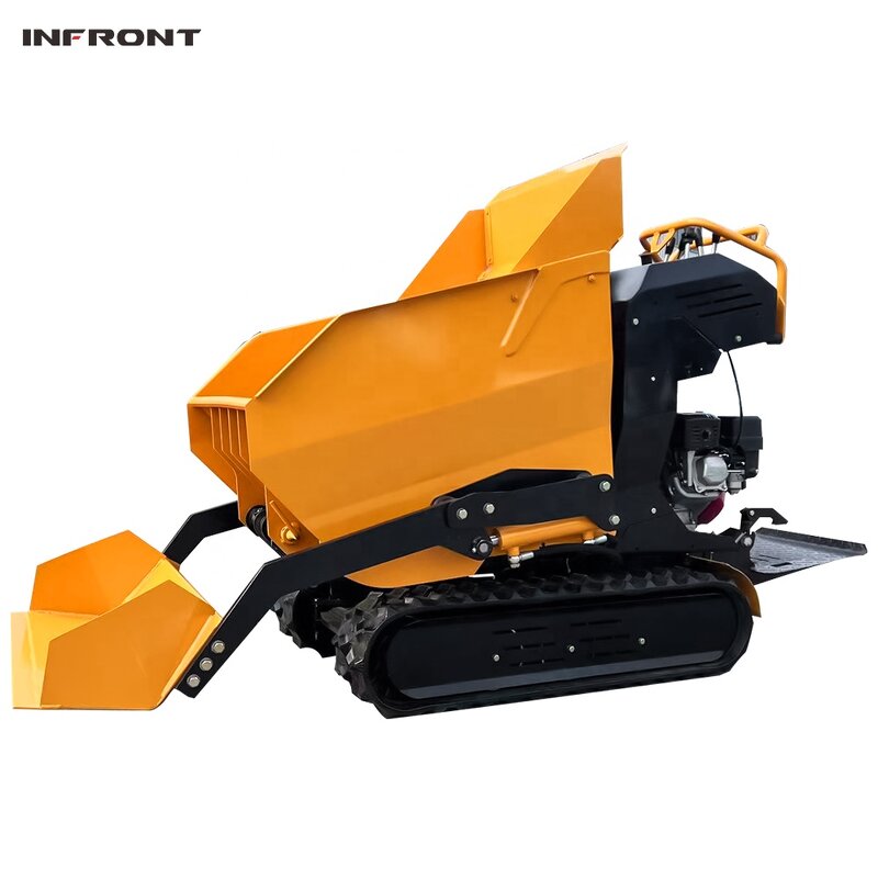 Dumper Manufacturer - 300-1000kg Mini Tractor Crawler Walk Behind Track Dumper