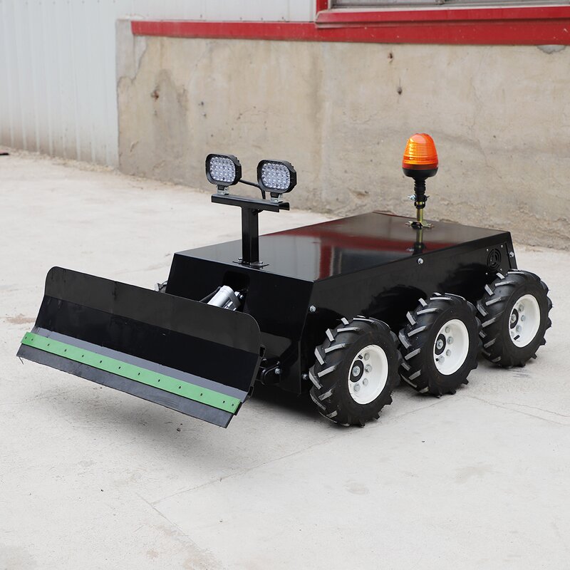 Snow Blower - Mini Automatic Robot Skid Steer Tracked Small Snow Plow