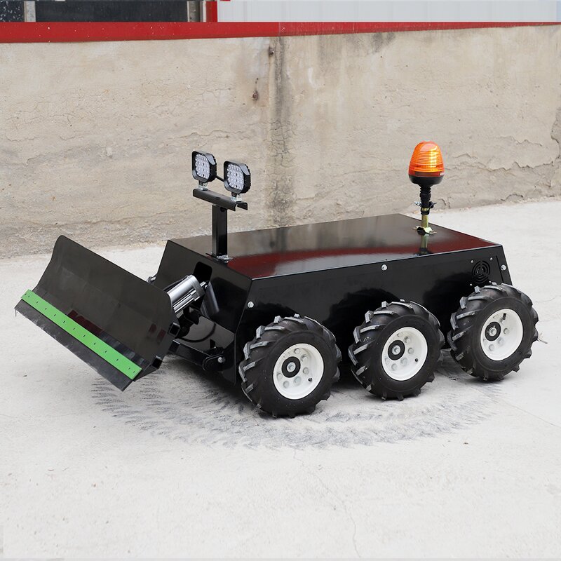 Snow Plow - Electric Rc Tractor With Snow Plow Attachment