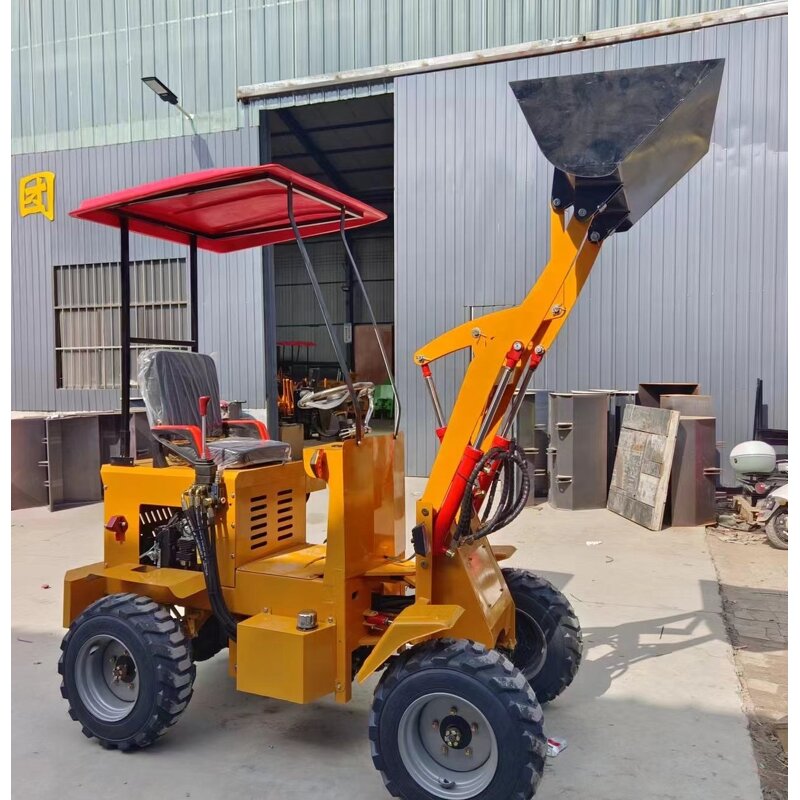 Loader Manufacturer - 4 Wheel Front End Small Mini Backhoe Loader Factory Direct